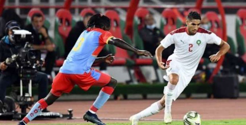 الكونغو الديمقراطية تضرب المغرب بهدف في الشوط الأول بتصفيات كأس العالم
