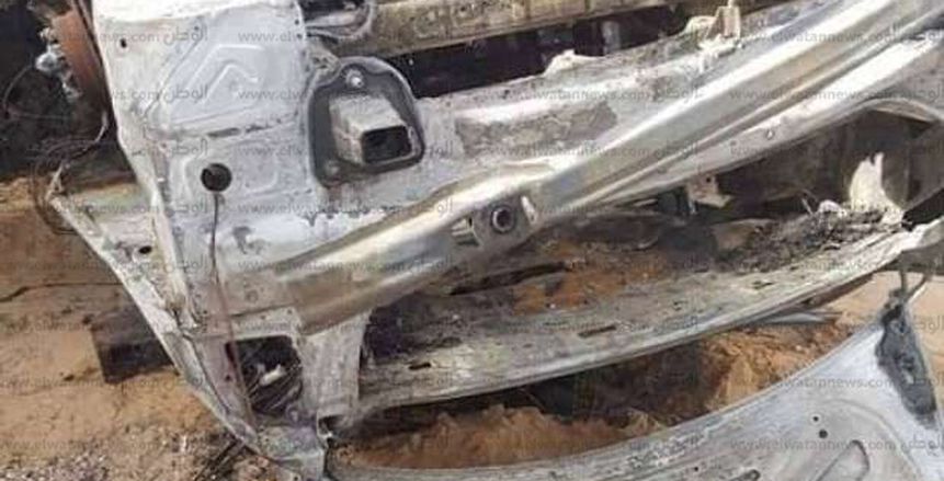 بالصور| شاهد سيارة أحمد نبيل مانجا لاعب الاتحاد السكندري بعد انفجارها