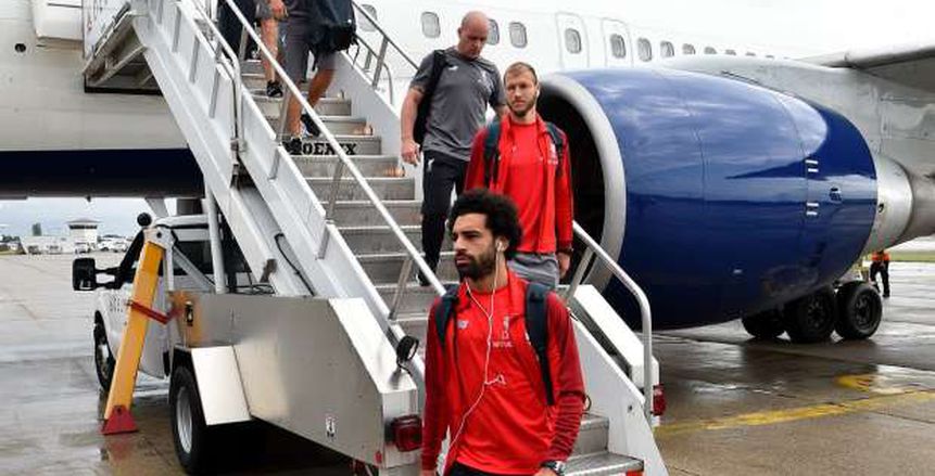 بالصور| «صلاح» يصل مع ليفربول إلى ميتشيجان لمواجهة مانشستر يونايتد