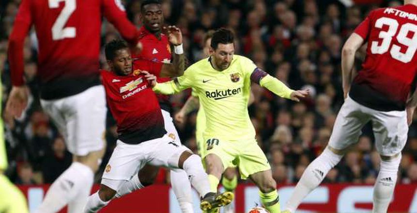 ميسي يقود تشكيل برشلونة المتوقع ضد مان يونايتد في دوري أبطال أوروبا