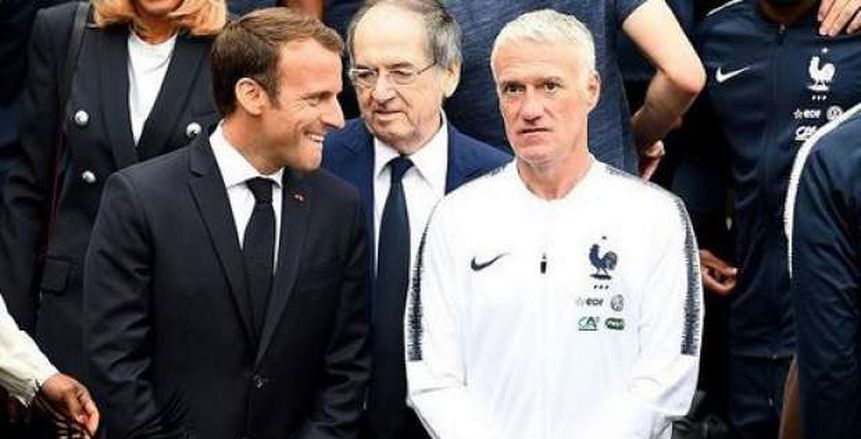 «ماكرون» يشكر لاعبي المنتخب الفرنسي بعد الفوز بالمونديال