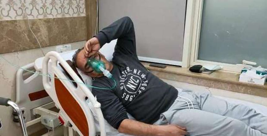 جهاز سموحة يزور إبراهيم حسن في المستشفى للاطمئنان على حالته