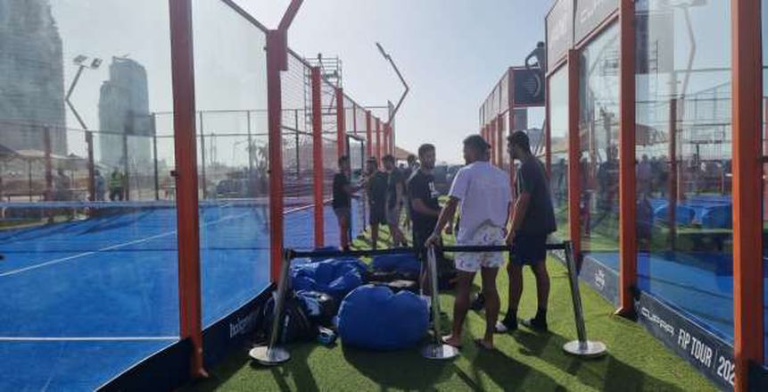 مباريات بطولة jpadel تشعل أجواء مهرجان العلمين الجديدة