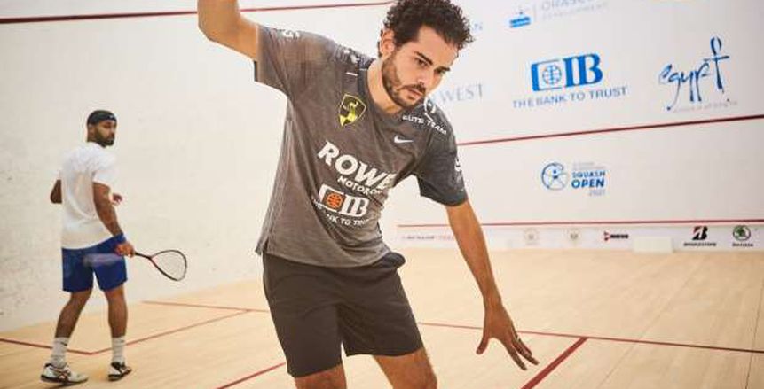 كريم عبد الجواد يتأهل إلى ربع نهائي بطولة الجونة للاسكواش
