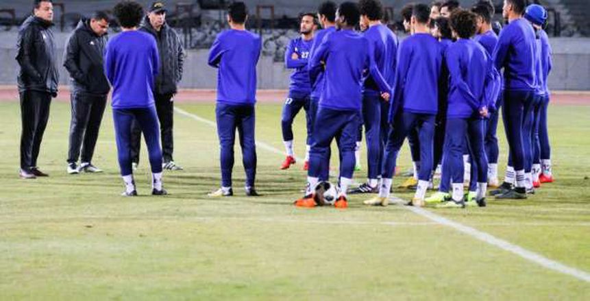 كواليس تدريبات المصري استعدادًا لمواجهة المقاولون في الدوري