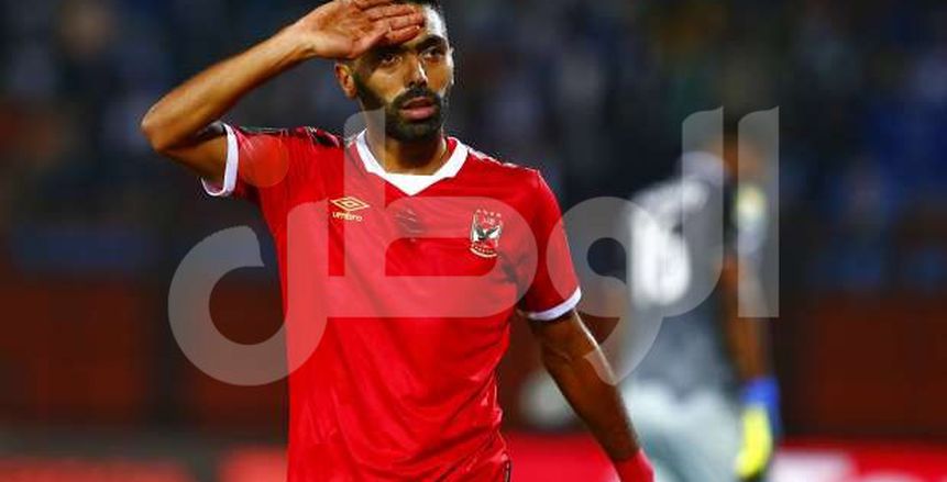 قطع سطحي في رأس حسين الشحات خلال مباراة حرس الحدود