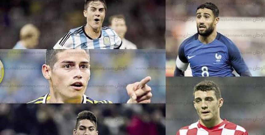 5 لاعبين من نجوم الصف الأول للجلوس على «الدكة» فى روسيا 2018