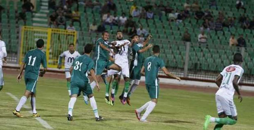 المصري يفوز على شبابه بثلاثية استعدادا لإنبي