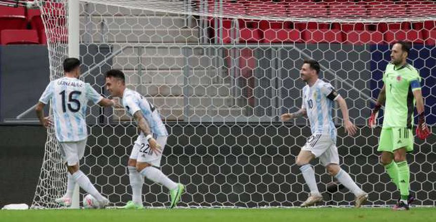 الأرجنتين إلى نهائي كوبا أمريكا ضد البرازيل بعد الفوز على كولومبيا