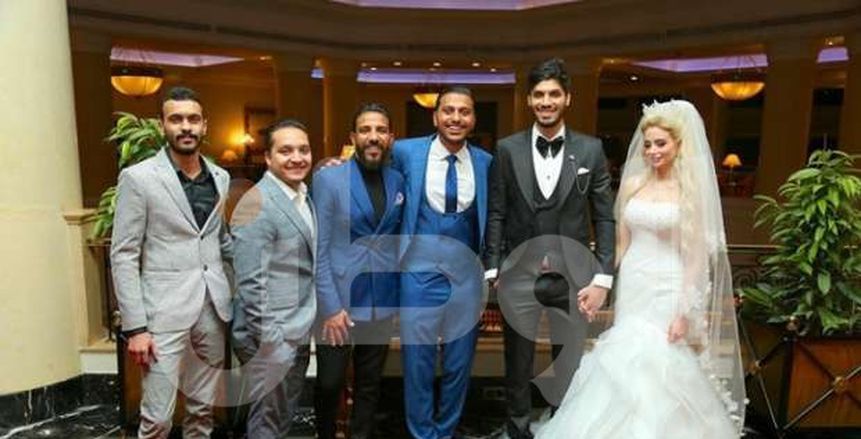 بالصور| نجوم الزمالك في حفل زفاف علي جبر