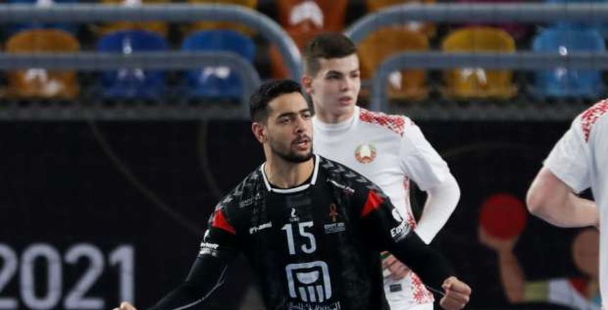 إصابة دودو لاعب منتخب مصر لكرة اليد أمام المجر