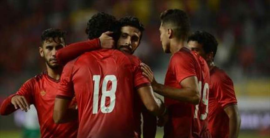 مروان محسن يسجل الهدف الأول للأهلي أمام النجوم