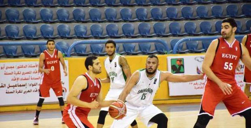 منتخب فراعنة السلة يكتسح نظيره السعودي بـ «البطولة العربية»