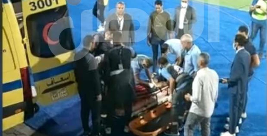 إصابة دموية لسعد سمير في مباراة فيوتشر وفاركو