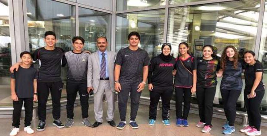«ناشئو الريشة الطائرة» يصلون إلى لبنان للمشاركة في البطولة العربية