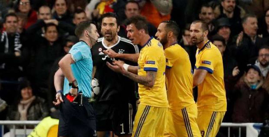 الاتحاد الأوروبي يعلن عقوبة «بوفون» بعد طرده أمام ريال مدريد