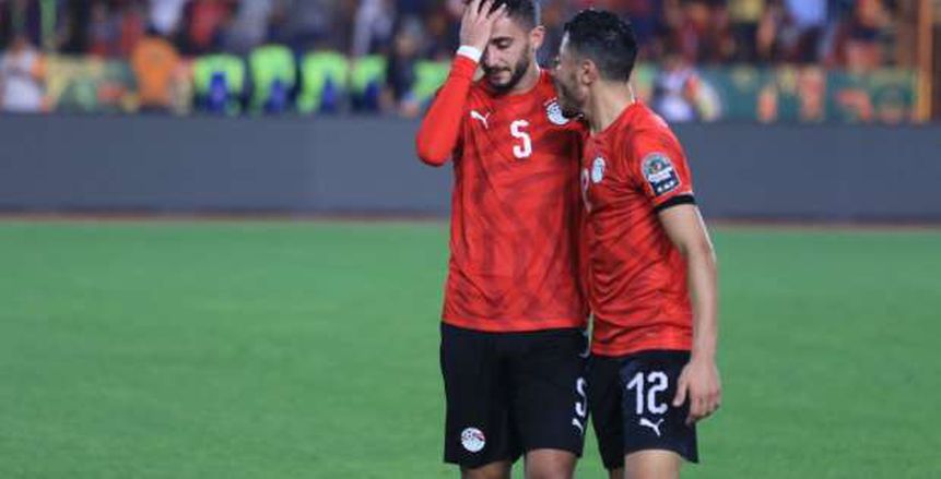 انهيار محمد عبد السلام بالبكاء بعد نهاية مباراة مصر وغانا (صور)