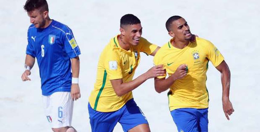 البرازيل تضرب موعدًا في نهائي كأس العالم للكرة الشاطئية أمام تاهيتي