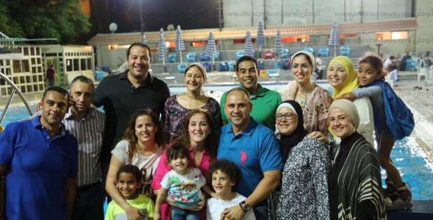 أسرة السباحة تحتفل بفوز الأهلي بدرع الدورى