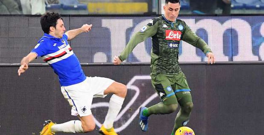 نابولي يقتنص فوزا ثمينا على سامبدوريا في الدوري الإيطالي