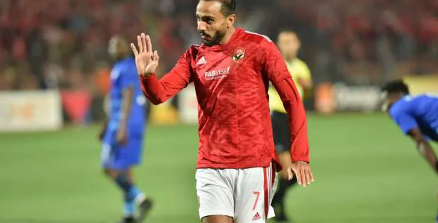 كهربا مهدد بالغياب عن مباراة الأهلي والرجاء المغربي بربع نهائي الأبطال