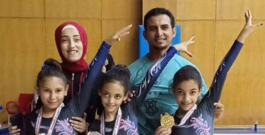 بالصور| ديما أحمد عثمان تحصد ذهبية بطولة الجمهورية لجمباز الأيروبيك