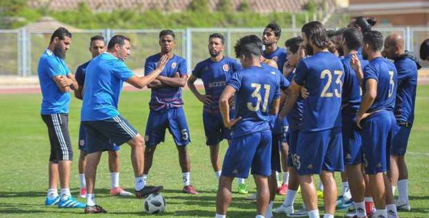 بالصور| تدريب قوي لسيراميكا كليوباترا استعدادا لمباراة الشمس