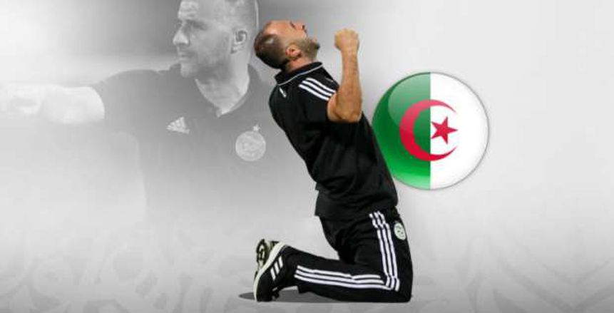 بالصور| بلماضي يحتفل مع جماهير الجزائر بكأس الأمم أمام فندق الإقامة