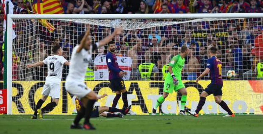 بالفيديو| رودريجو مورينو يحرز ثاني أهداف فالنسيا في شباك برشلونة