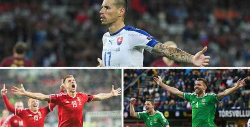 سلوفاكيا وأيرلندا الشمالية والمجر إلى ثمن نهائي "يورو 2016"