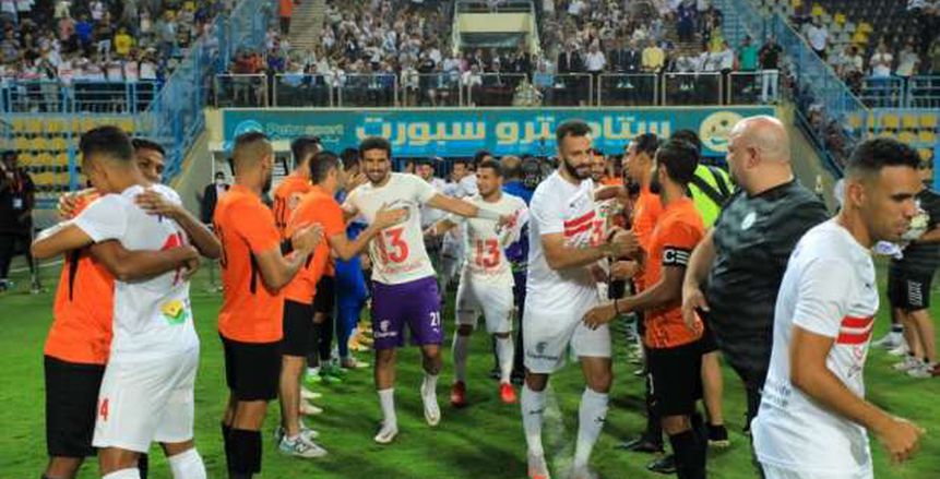 كريم بامبو يحرز هدف التعادل للبنك فى الزمالك