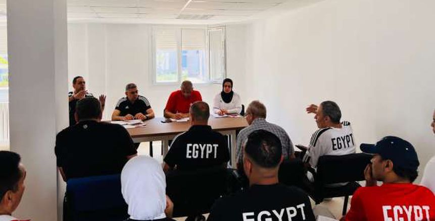 اجتماع موسع للبعثة المصرية قبل انطلاق منافسات دورة ألعاب البحر المتوسط