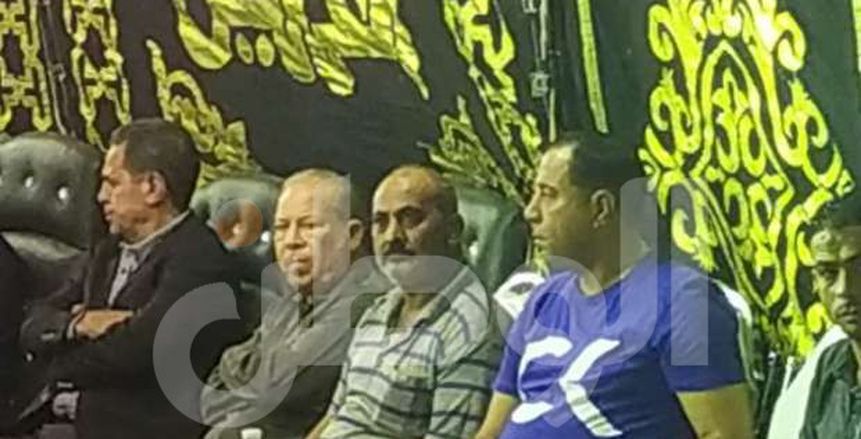 بالصور.. أبو رجيلة وباسم مرسي في مقدمة عزاء علاء علي