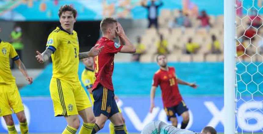 إسبانيا ضد السويد في يورو 2020.. التعادل السلبي يحسم الشوط الأول