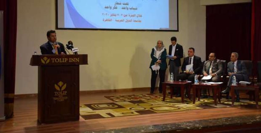 وزير الشباب والرياضة يعلن توصيات مؤتمر "المبادرات الشبابية لدحر الإرهاب"