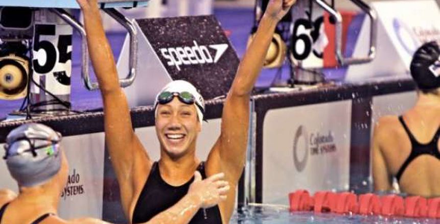 فريدة عثمان إلى نصف نهائي 50 متر حرة برقم أفريقي جديد ببطولة العالم للسباحة
