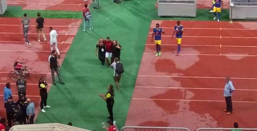 إصابة حسام عاشور في مباراة الأهلي وكمبالا الأوغندي