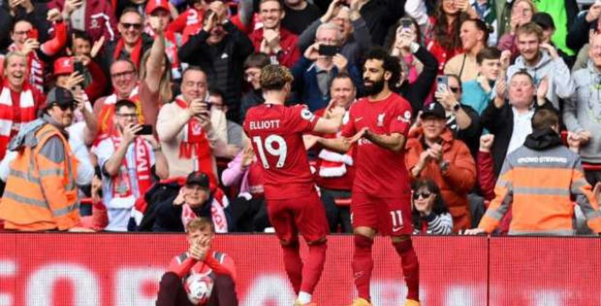 محمد صلاح يعادل إنجاز لويس سواريز مع ليفربول على «أنفيلد»