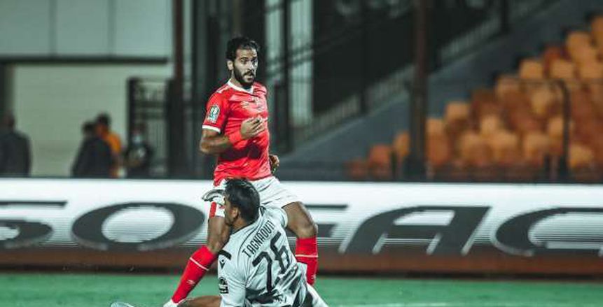 مروان محسن خارج قائمة الأحمر أمام البنك الأهلي في الدوري