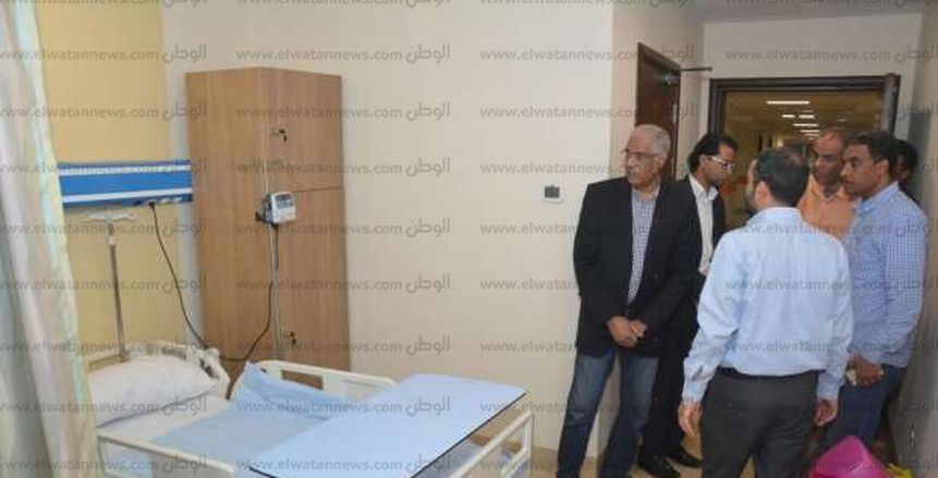 بالصور| "جمال علام" يزور مستشفى شفاء الأورمان بالأقصر