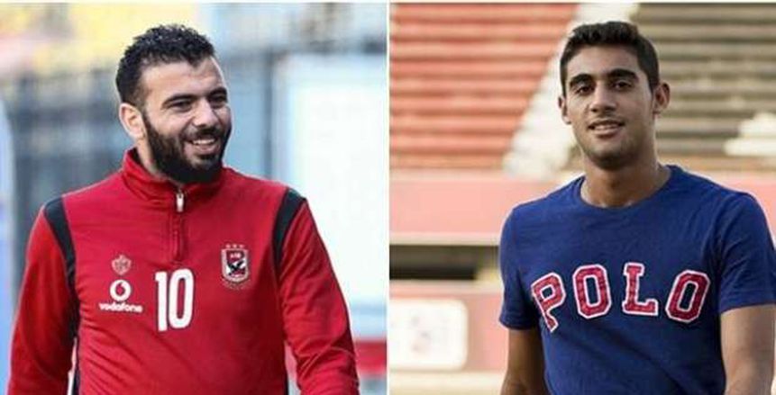 متعب يداعب أحمد ياسر ريان بعد الهدف القاتل مع المنتخب الأولمبي