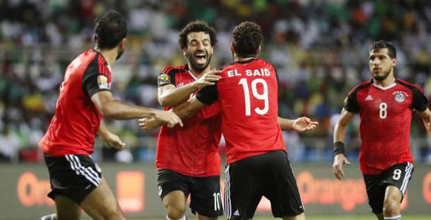 بالصور| علم مصر زي الفراعنة أمام الكونغو