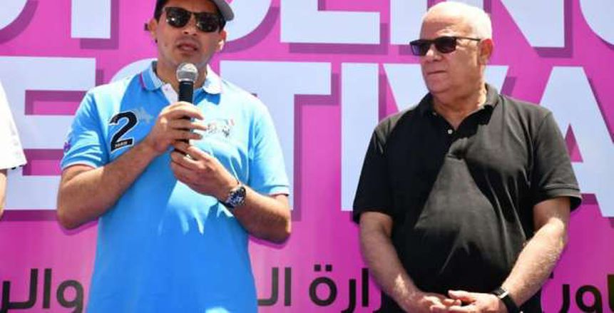 وزير الشباب والرياضة ومحافظ بورسعيد يتفقدان نادي بورتو