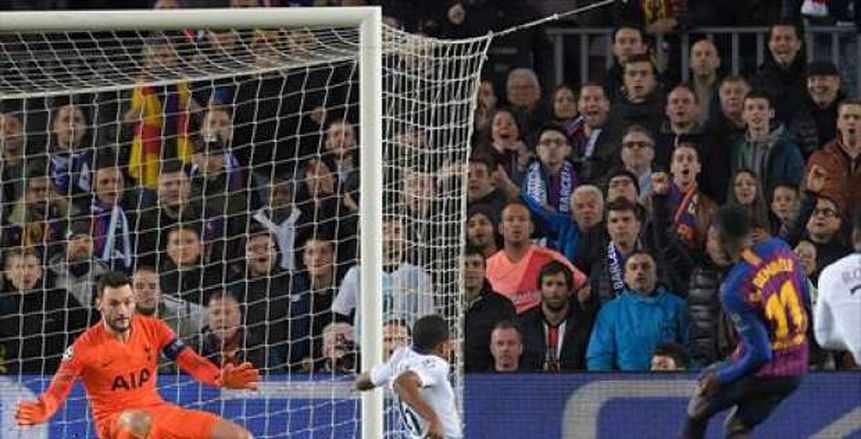 بالفيديو| ديمبلي يتقمص دور ميسي في هدف أول لبرشلونة أمام توتنهام