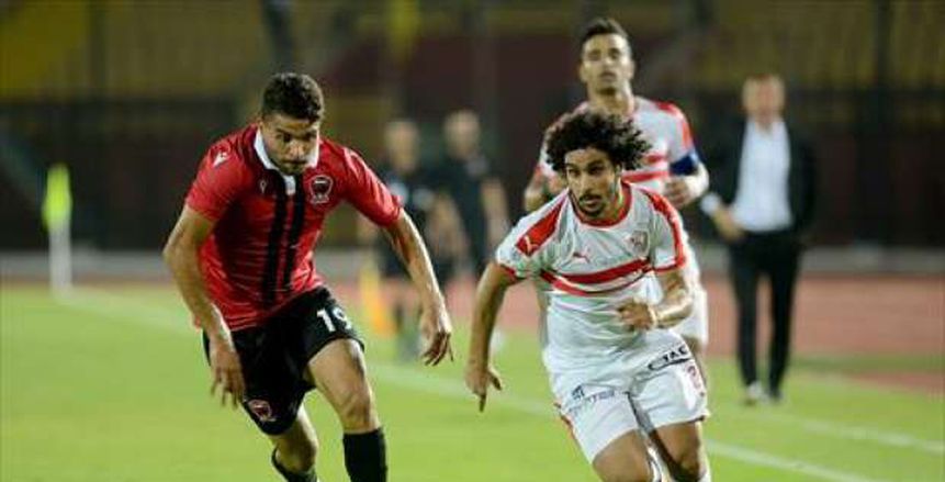 التعادل السلبي يحسم الشوط الأول من مباراة الزمالك ونادي مصر