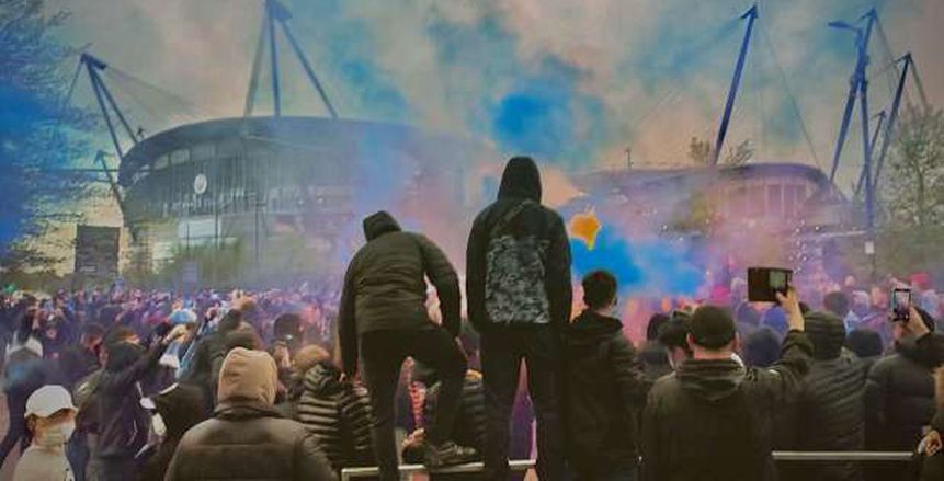 اشتباكات مانشستر سيتي وتشيلسي قبل نهائي دوري أبطال أوروبا 2021 «صور»