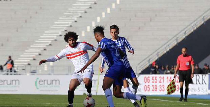 تدريبات استشفائية للاعبي الزمالك فى المغرب