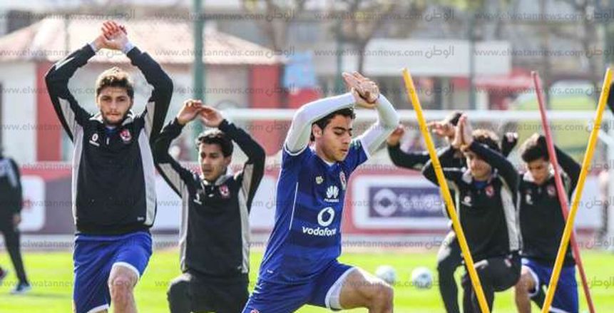 4 لاعبين في مران مستبعدي الأهلي من لقاء أسوان