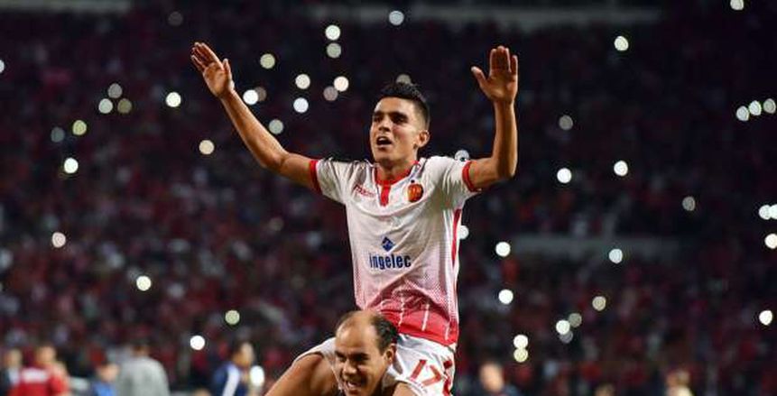 بن شرقي يحتفل بفوز الوداد المغربي بدوري أبطال إفريقيا على حساب الأهلي