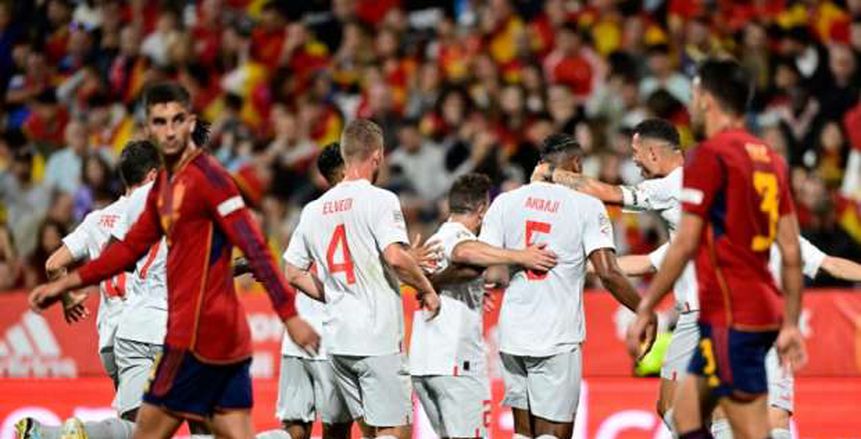 سويسرا تفوز على إسبانيا بثنائية في دوري الأمم الأوروبية